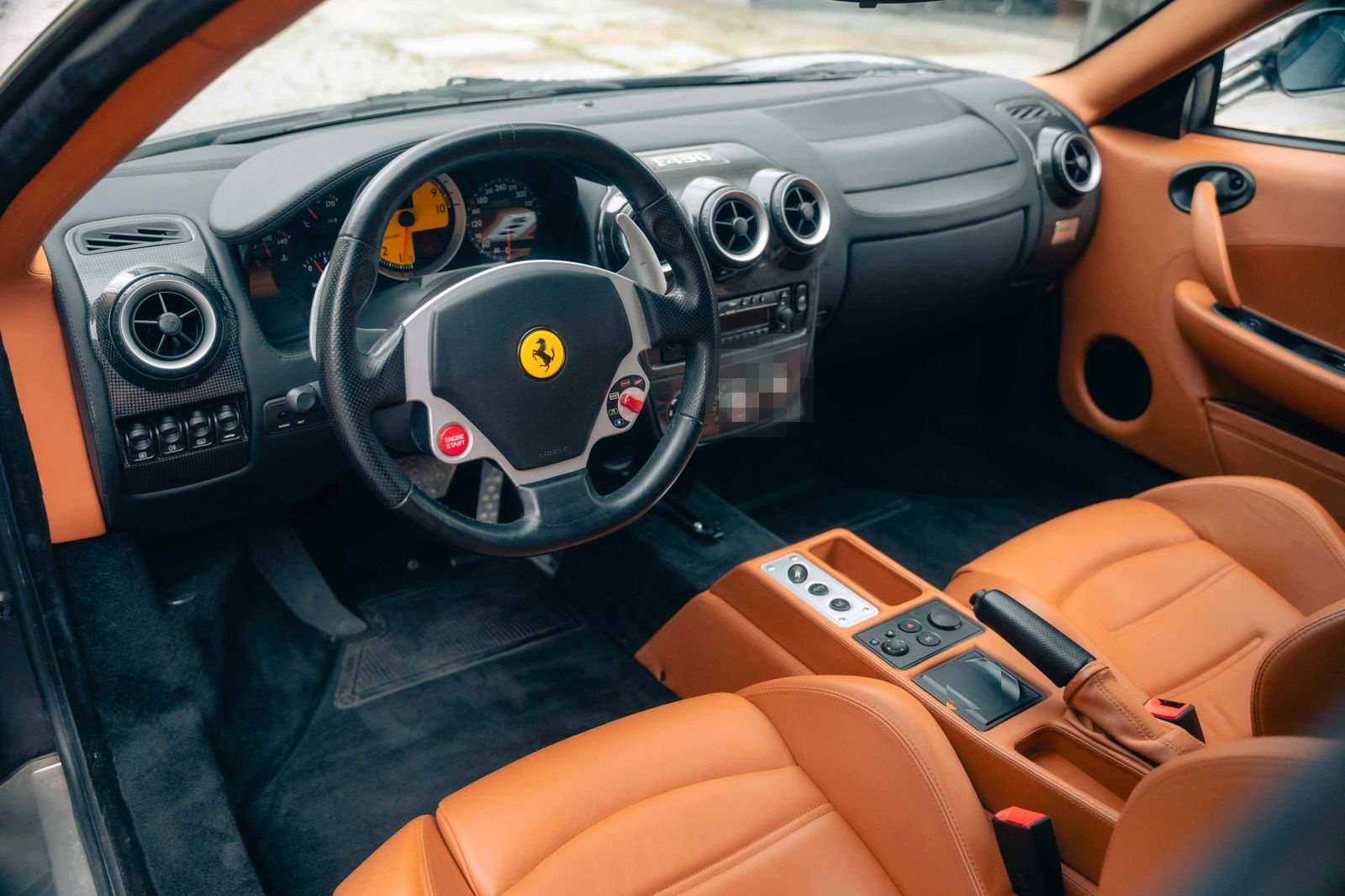 Ferrari F430 Grigio Silver,Leder Braun,F1,DE foto 13