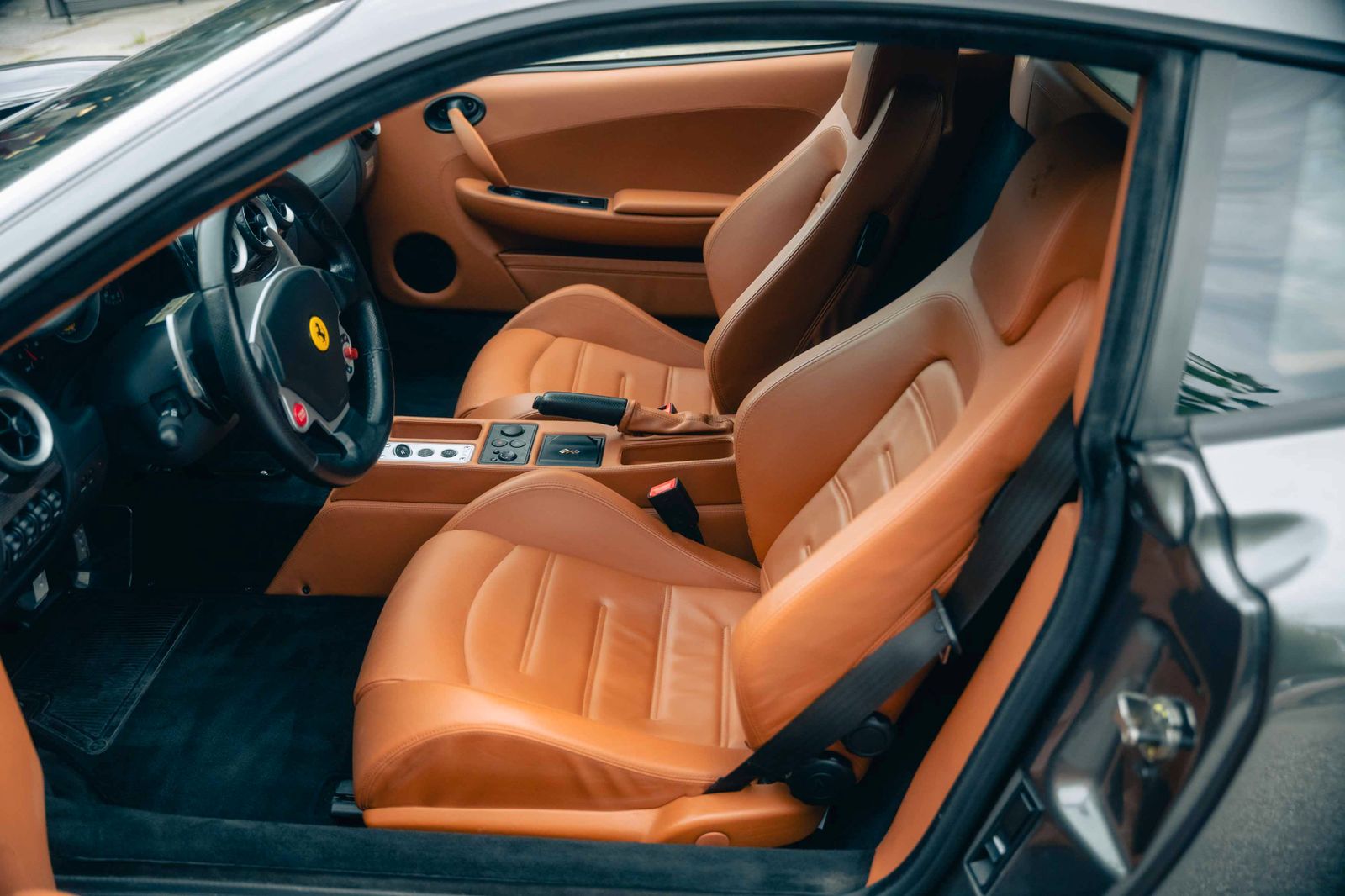 Ferrari F430 Grigio Silver,Leder Braun,F1,DE foto 10