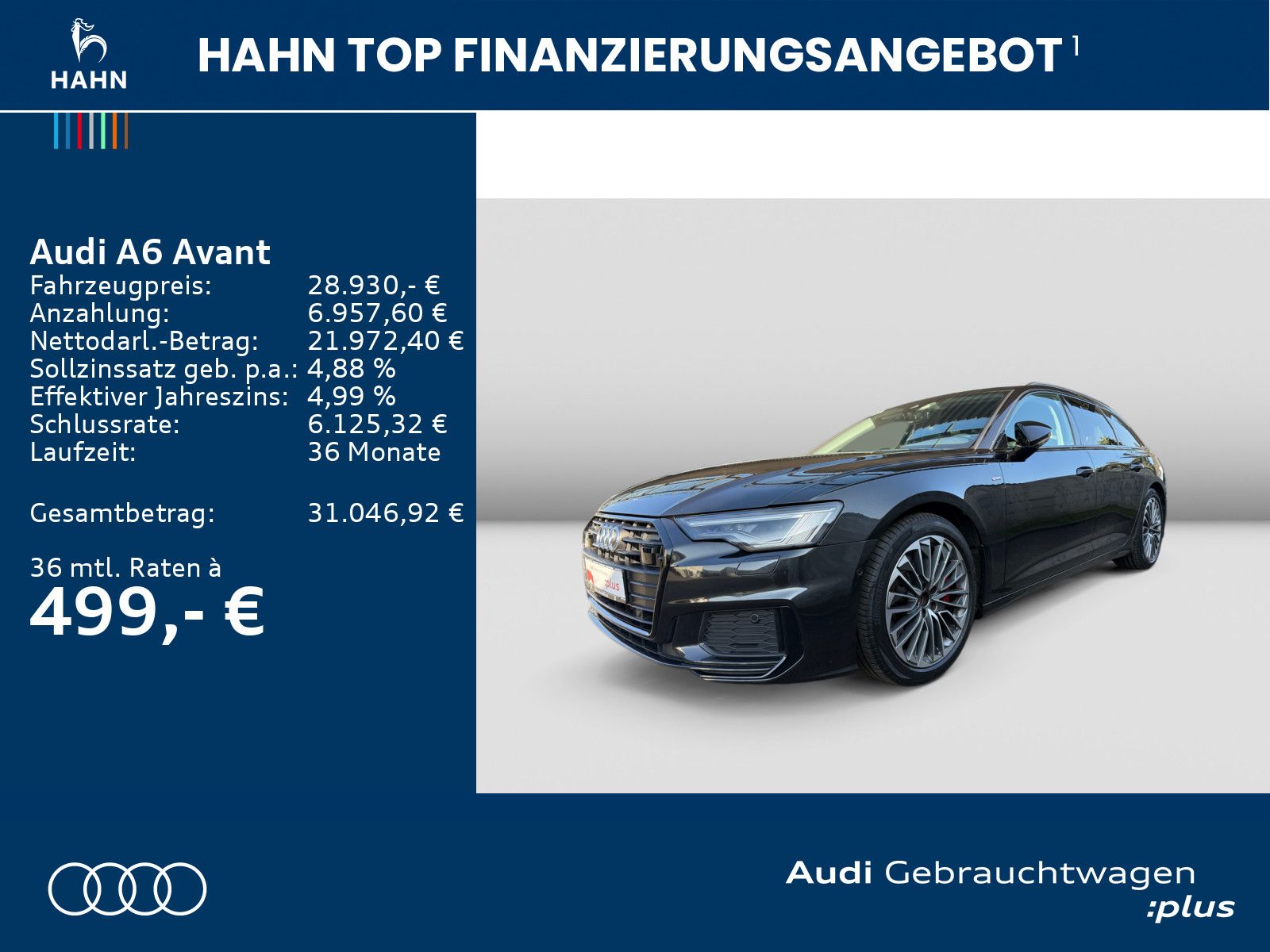 Audi A6 Avant sport 55TFSIe quattro S-trc Matrix AHK foto 2