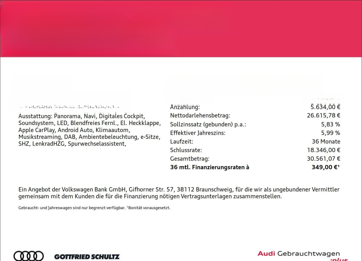 Audi Q3 35 TFSI S line Navi LED Pano virtual foto 2