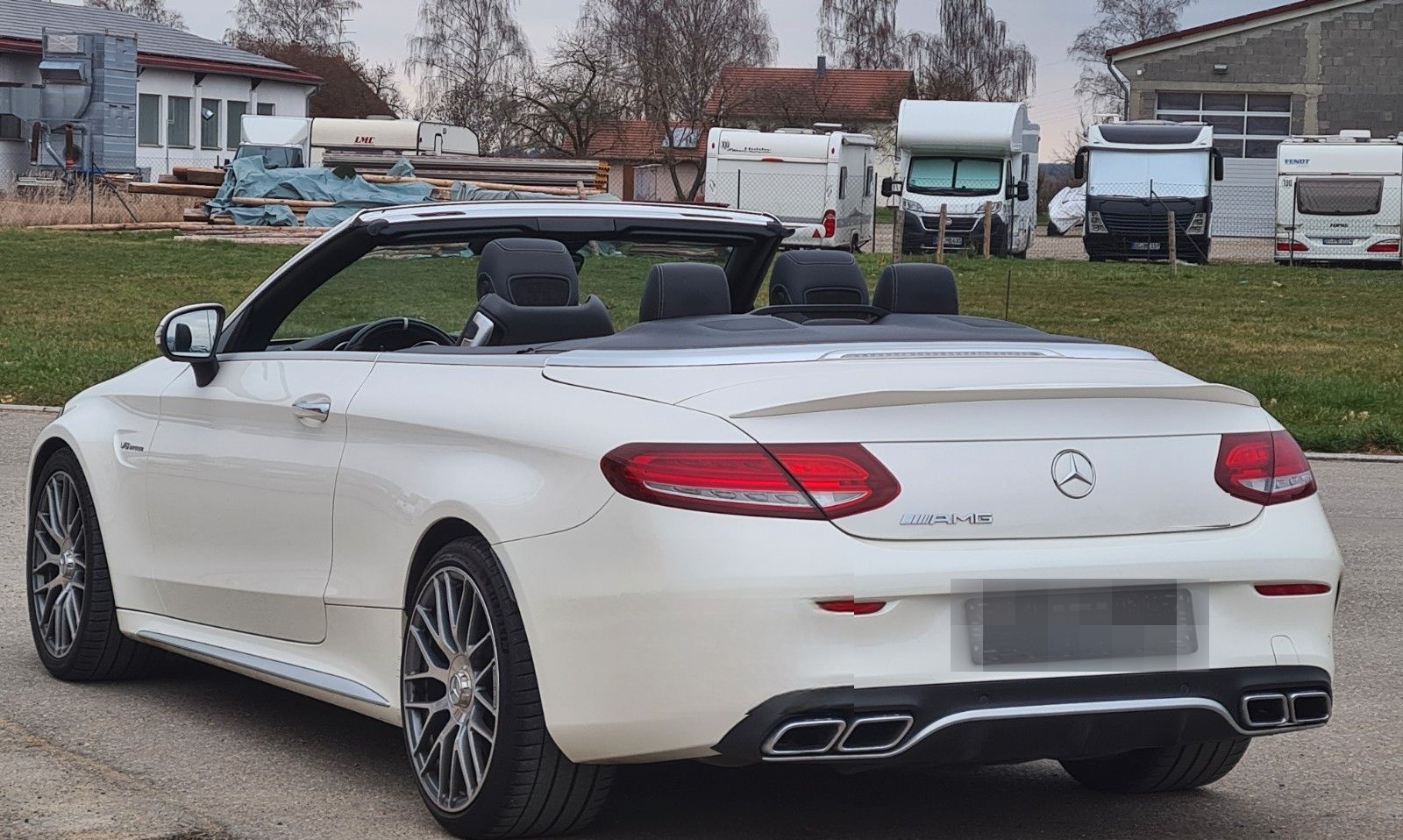 Mercedes-Benz C 63 S AMG Cabrio Burmester  VOLL! foto 14
