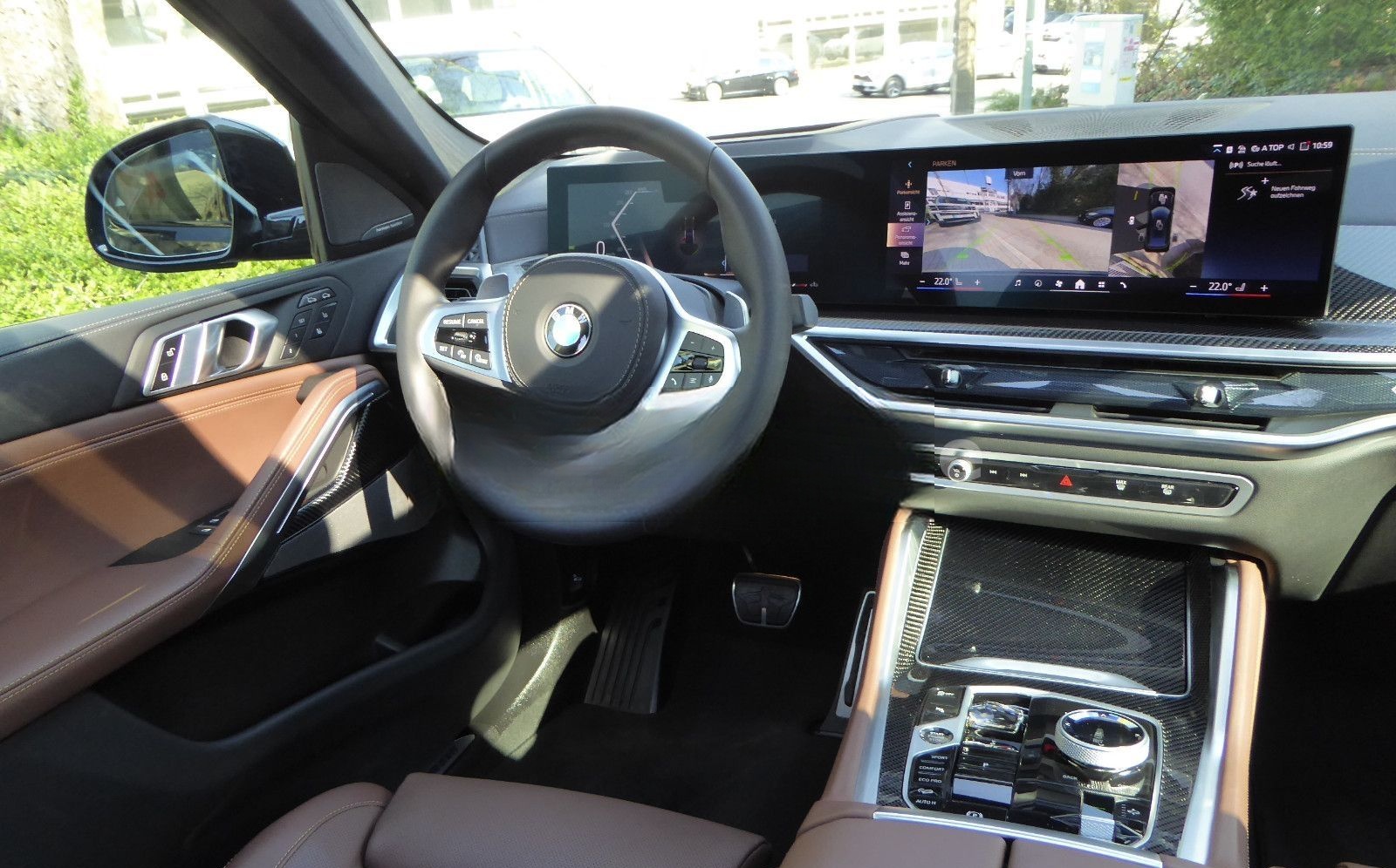 BMW X6 40d M Sport Pro/Leder Coffee/Pano/AHK/22/Luft foto 12