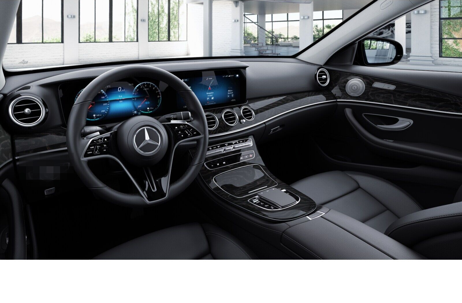 Mercedes-Benz E 300 e Exclusive, Widescreen, S-Dach, Burmester foto 8