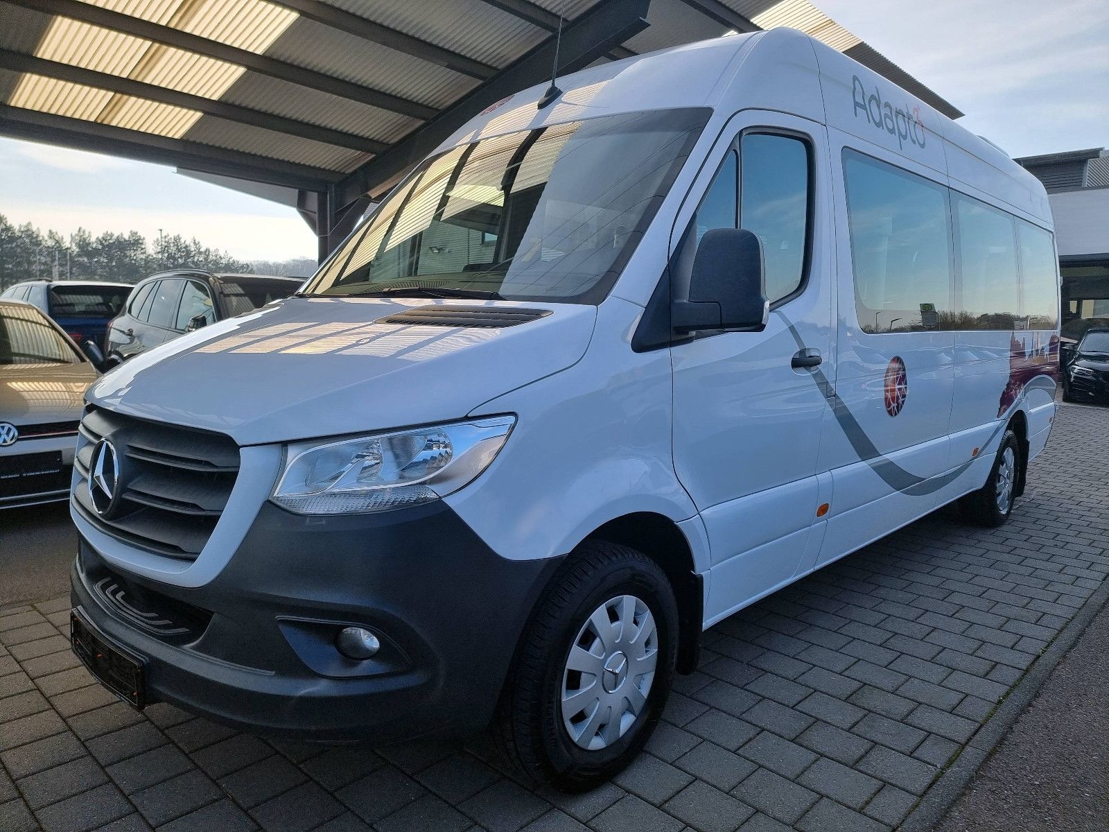 Mercedes-Benz 1x Sprinter 314 MAXI 2xKlima 9Einzelsitze Standh foto 2