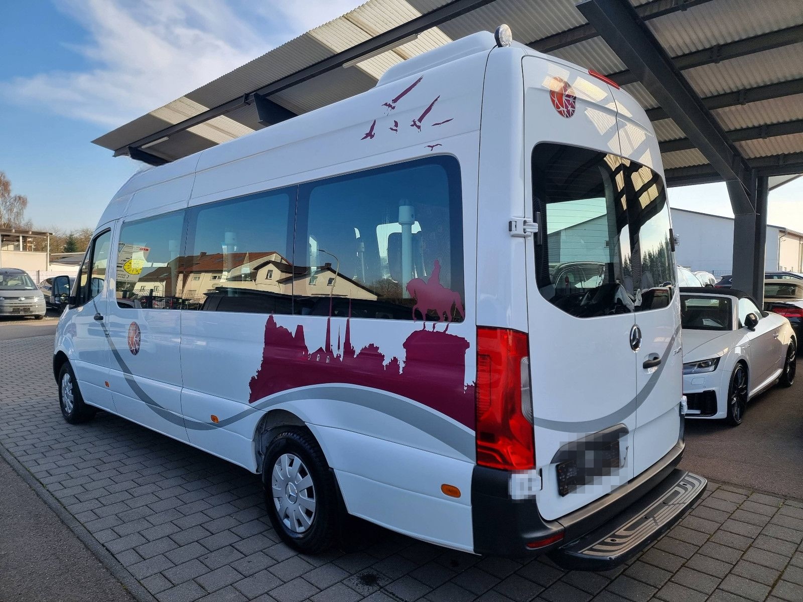 Mercedes-Benz 1x Sprinter 314 MAXI 2xKlima 9Einzelsitze Standh foto 3