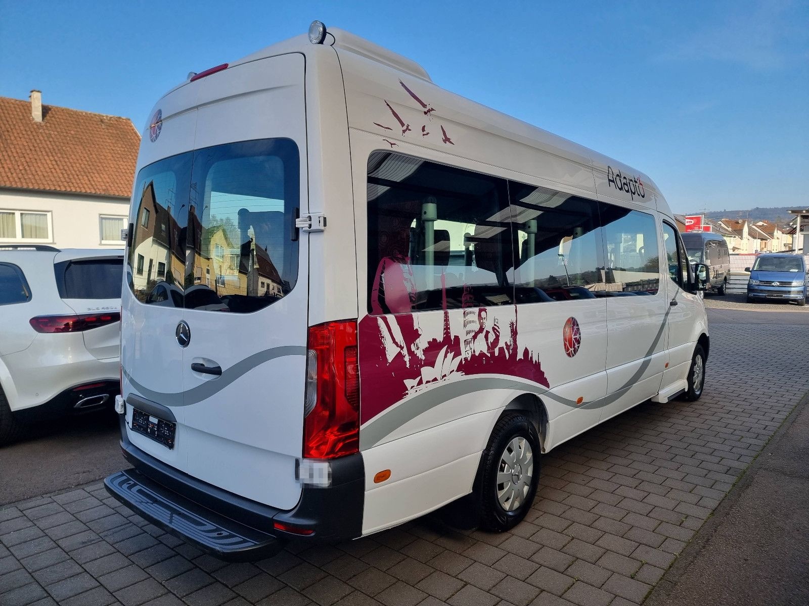 Mercedes-Benz 1x Sprinter 314 MAXI 2xKlima 9Einzelsitze Standh foto 4