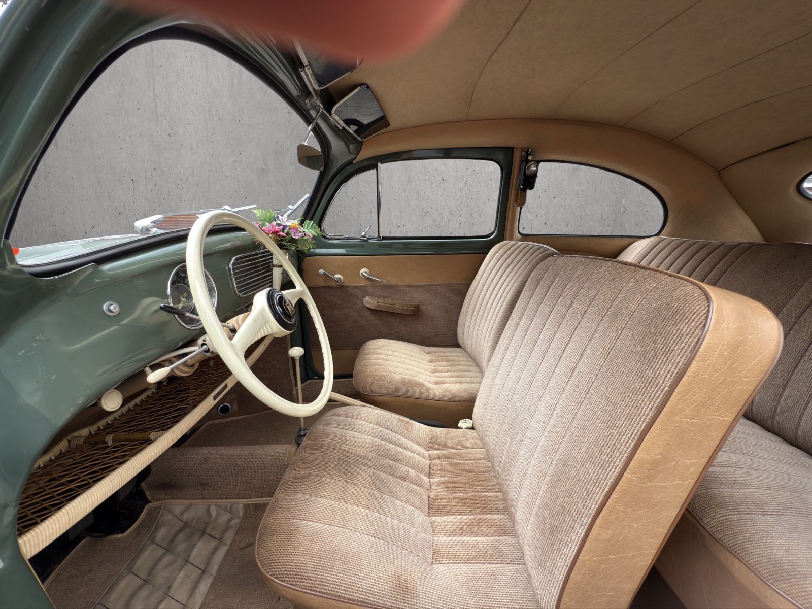 Volkswagen Käfer Brezelfenster (Zwitter) Bj.1953 Modell 11C foto 9