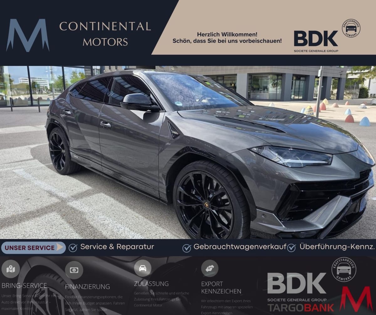 Lamborghini Urus S 4.0 V8*Bang&Olufsen*Head Up*Pano*Garantie foto 2
