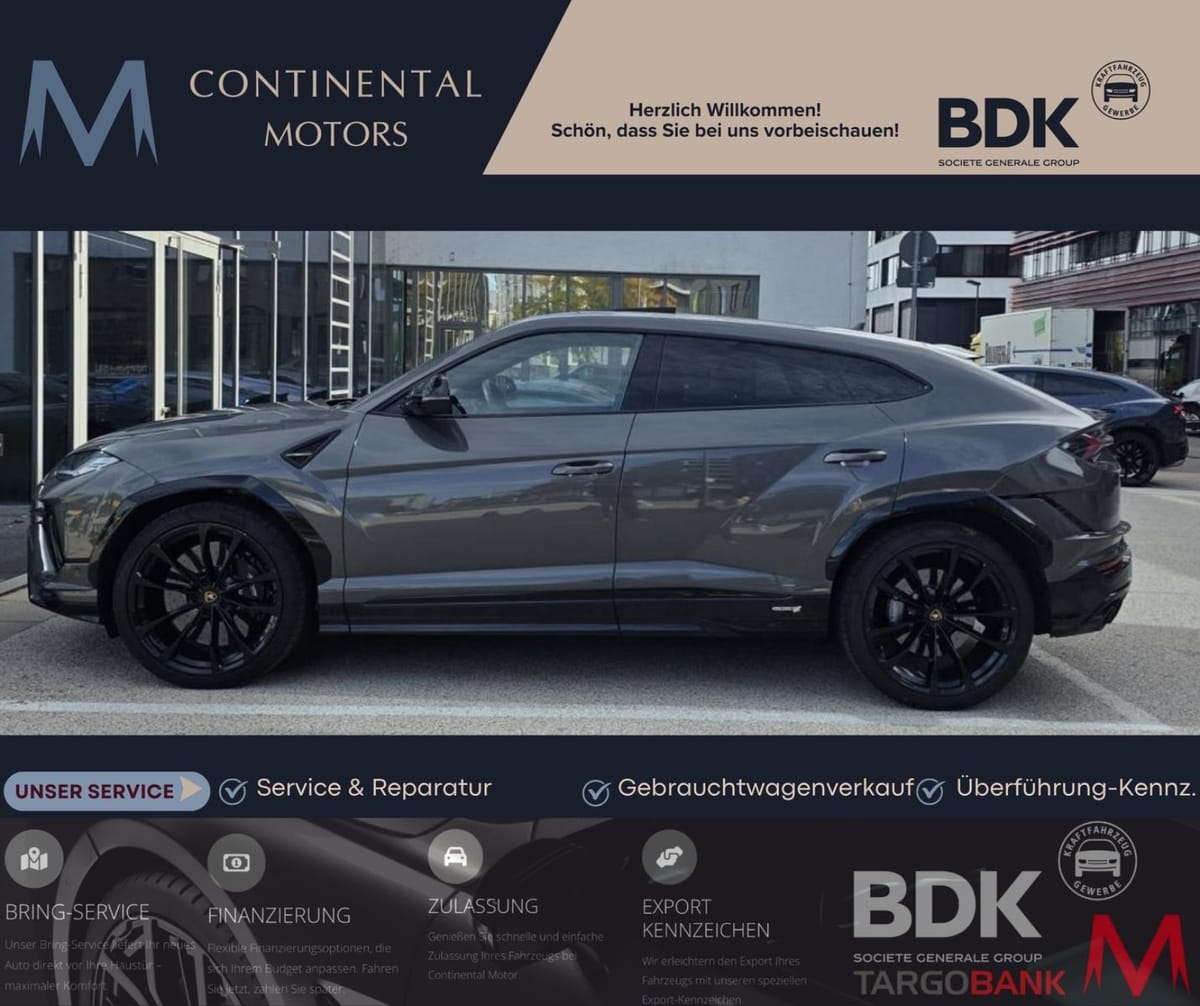 Lamborghini Urus S 4.0 V8*Bang&Olufsen*Head Up*Pano*Garantie foto 3
