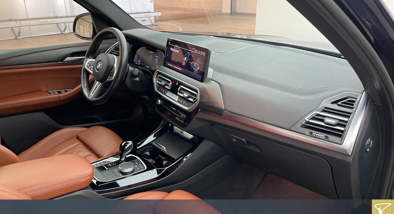 BMW X3 M40d A StdHzg,AHK,DAProf,Leder,Laser,RFK, foto 13