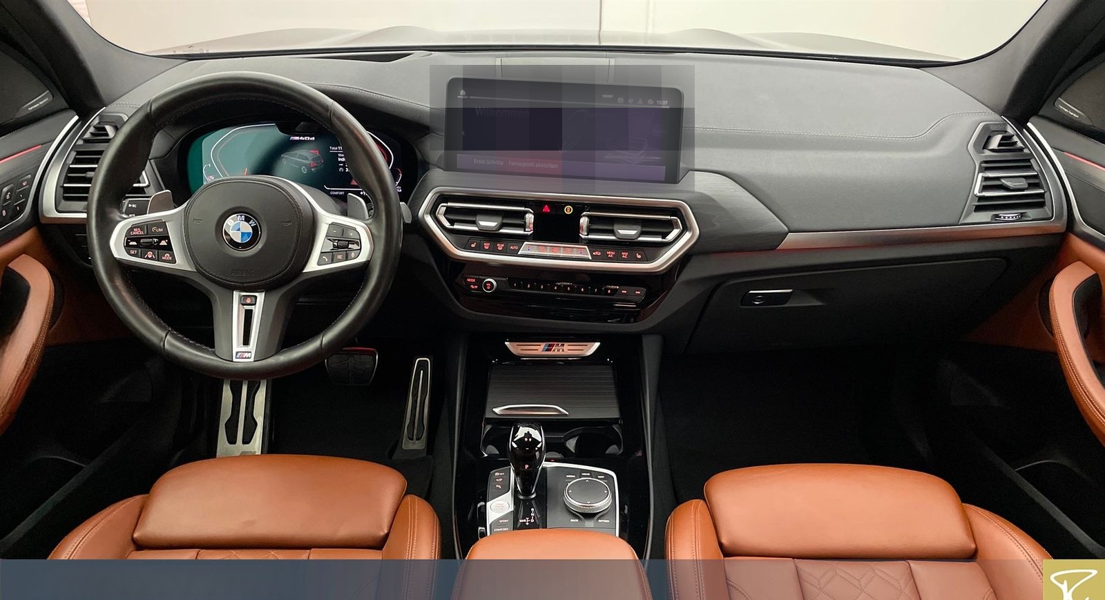 BMW X3 M40d A StdHzg,AHK,DAProf,Leder,Laser,RFK, foto 6