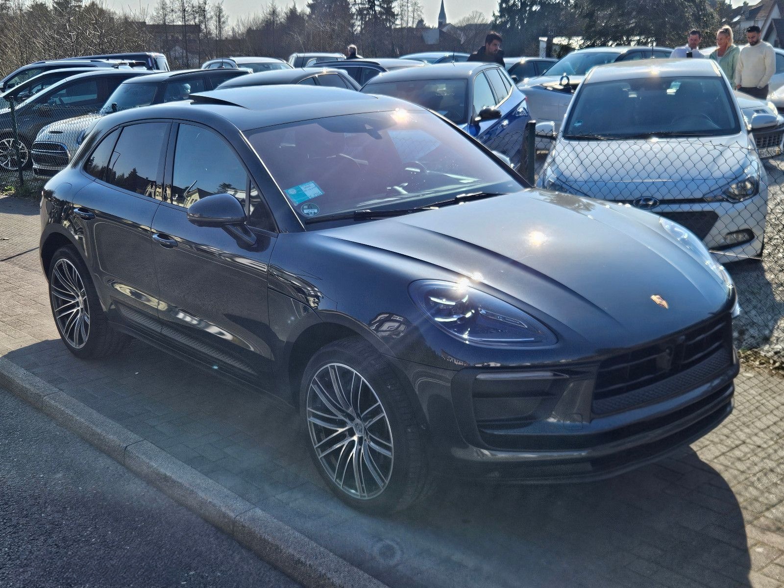 Porsche Macan Turbo 21Zoll DeutschesFahrzeug Panorama foto 15