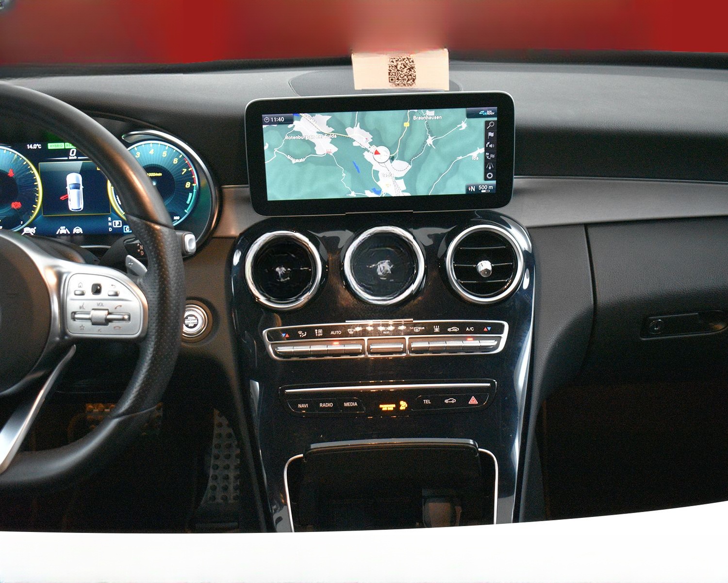 Mercedes-Benz C300e T 2X AMG Line WIDESC+ALCANT+LED+STDHZ+ACC+ foto 14