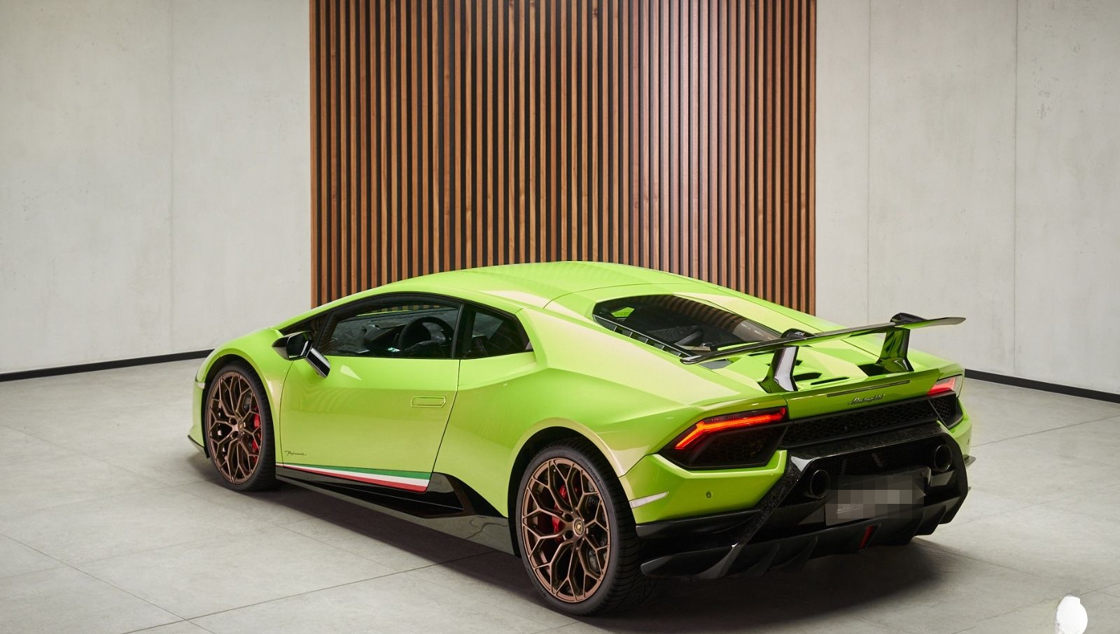 Lamborghini Performante Lift Ad Personam Verde Ithaca foto 2