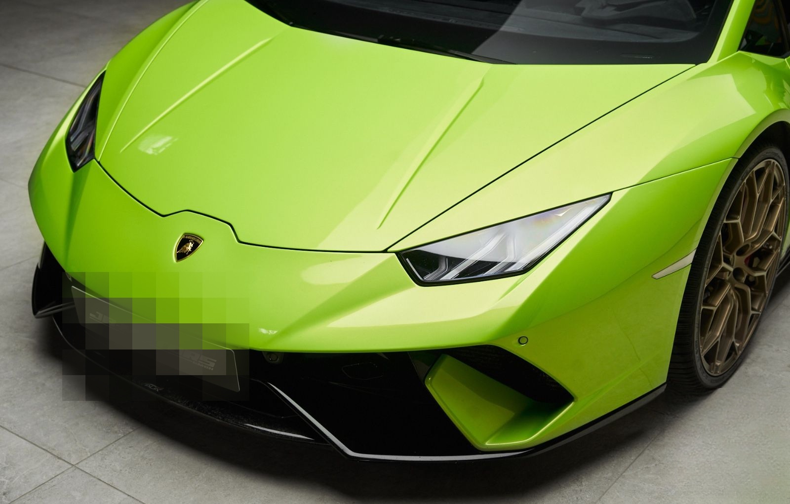 Lamborghini Performante Lift Ad Personam Verde Ithaca foto 6