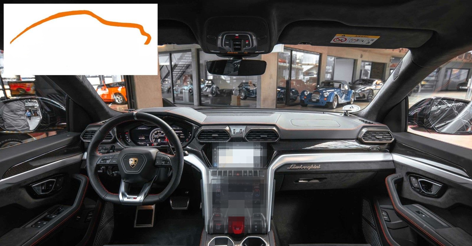 Lamborghini Urus 1.Hand orig. 11tkm Scheckheft foto 16