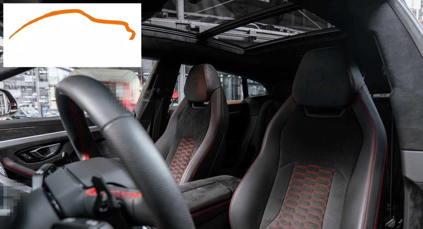 Lamborghini Urus 1.Hand orig. 11tkm Scheckheft foto 20