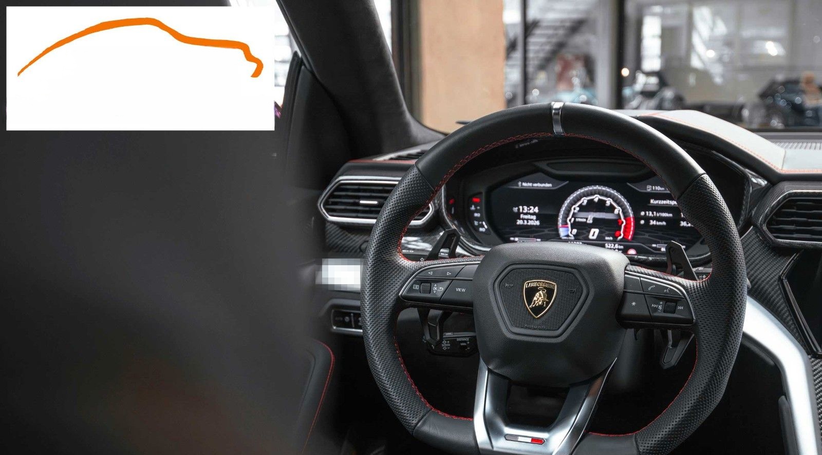 Lamborghini Urus 1.Hand orig. 11tkm Scheckheft foto 25