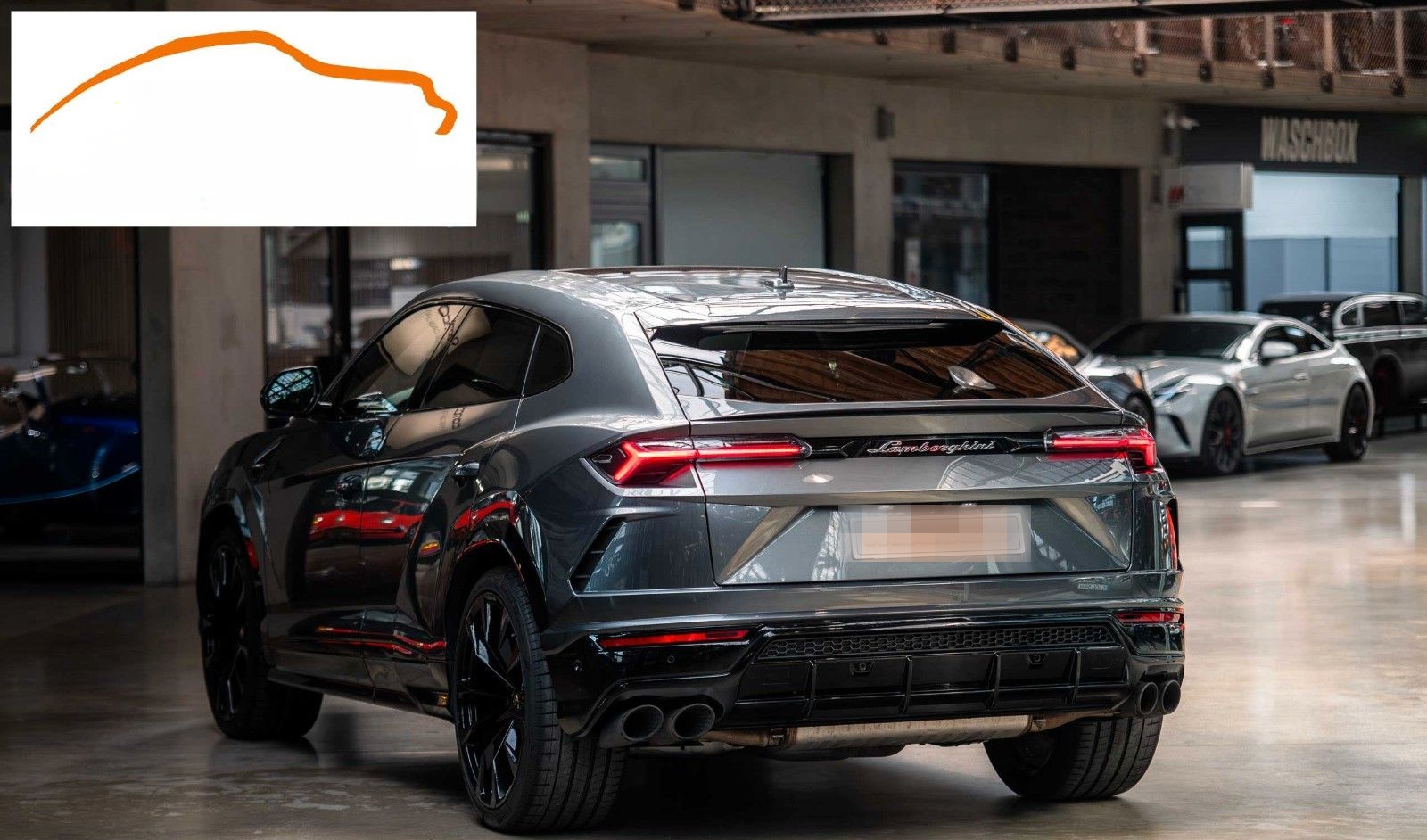 Lamborghini Urus 1.Hand orig. 11tkm Scheckheft foto 9