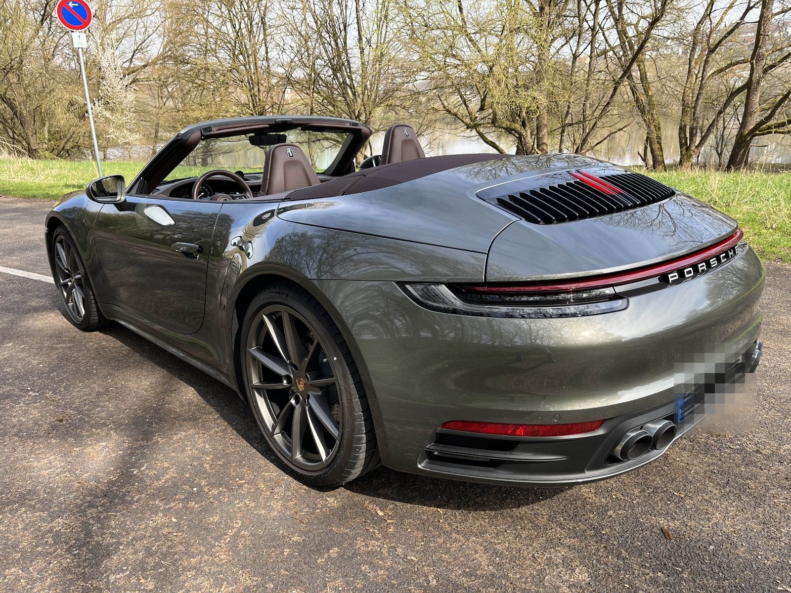 Porsche 911 Carrera Cabrio "Sport Chrono" Leder trüffel foto 2