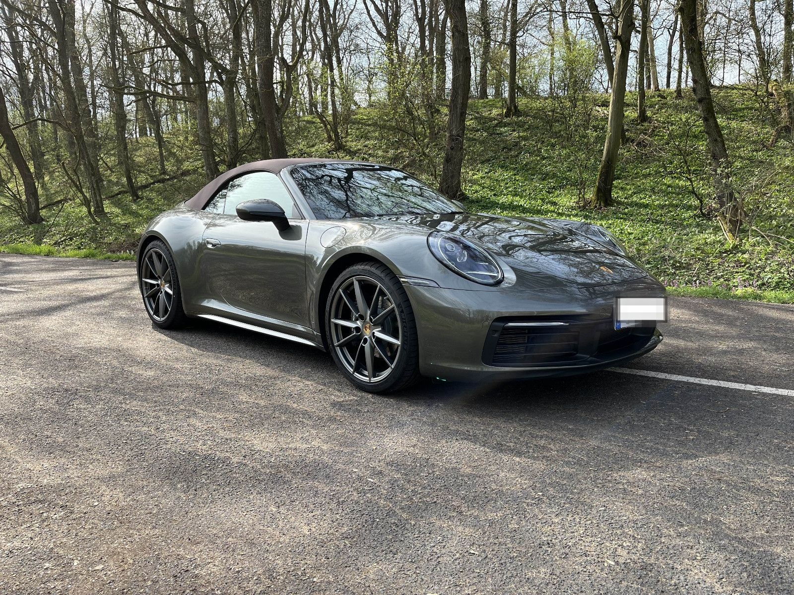 Porsche 911 Carrera Cabrio "Sport Chrono" Leder trüffel foto 12