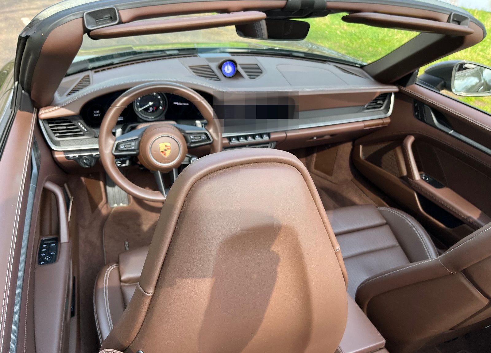 Porsche 911 Carrera Cabrio "Sport Chrono" Leder trüffel foto 16