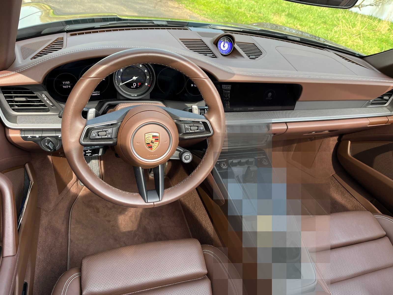 Porsche 911 Carrera Cabrio "Sport Chrono" Leder trüffel foto 18