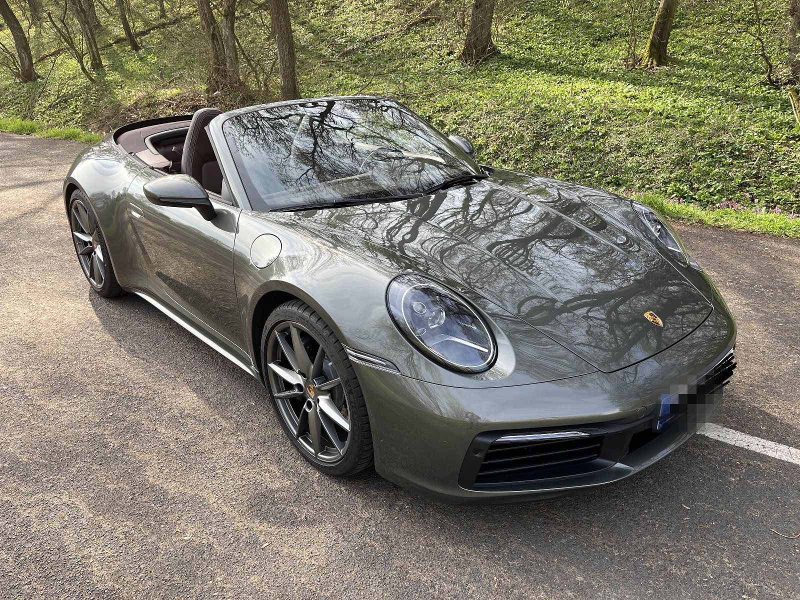 Porsche 911 Carrera Cabrio "Sport Chrono" Leder trüffel foto 23