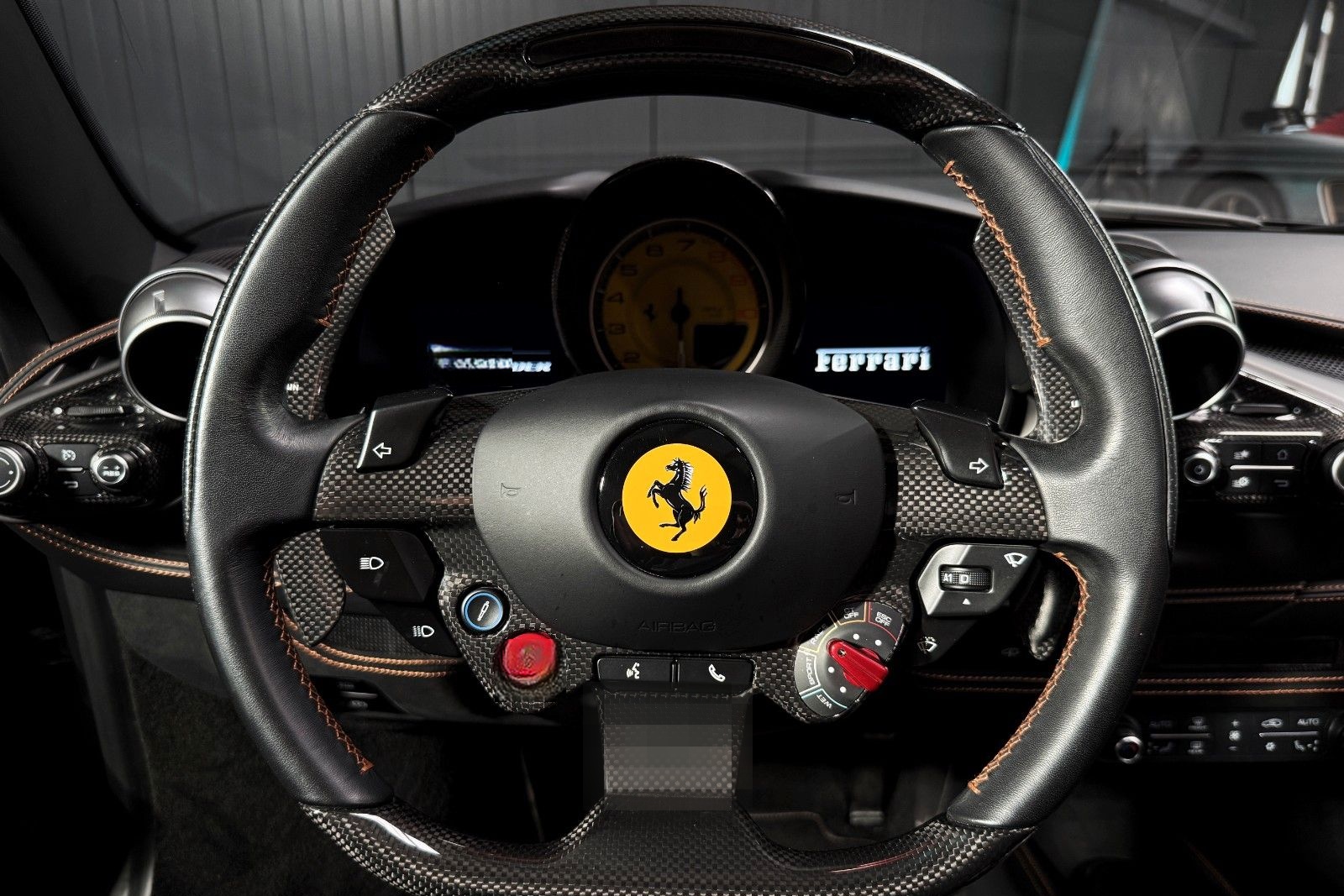 Ferrari F8 Spider + Nero Daytona + Carbon + Lift + Garan foto 22