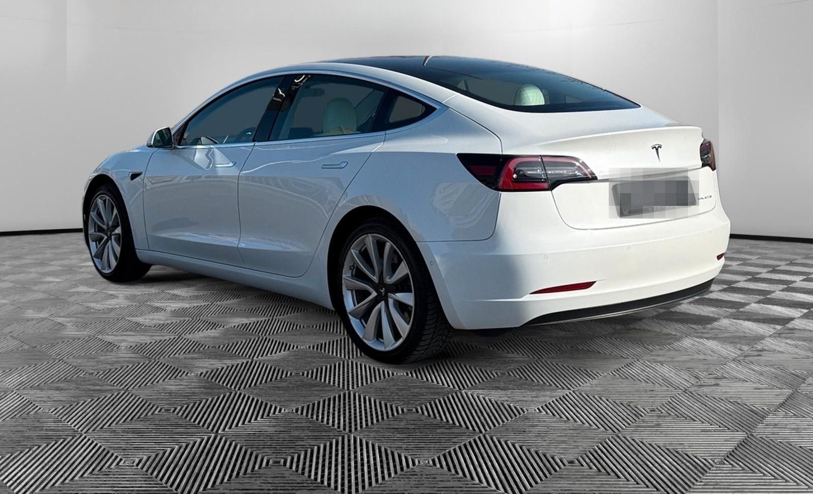 Tesla Model 3 Long Range Dual White-Interior Anhängerk foto 6