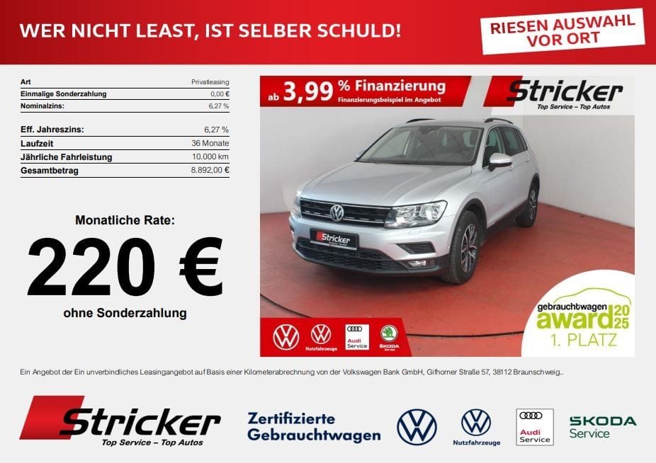 Volkswagen Tiguan 2.0TSI DSG 4M 220,-ohne Standh foto 1