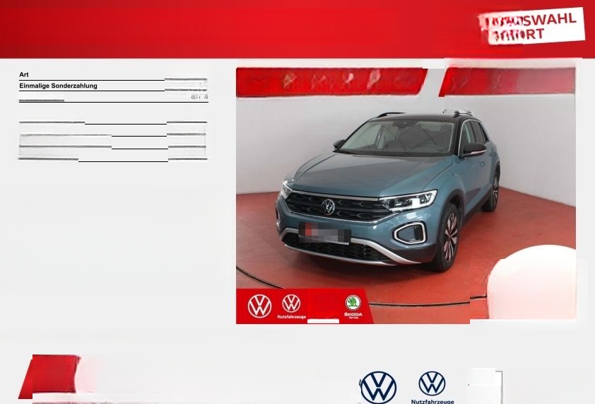 Volkswagen T-Roc Goal 2.0TDI DSG 239,-ohne Anzahlung Navi A foto 2