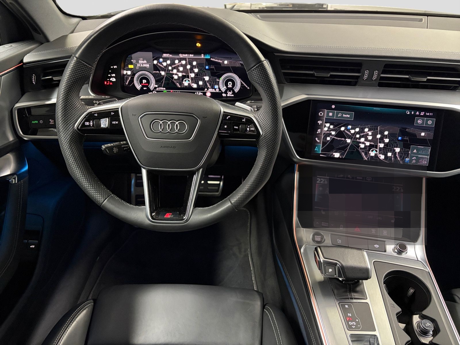 Audi A6 Avant 55 TFSIe quattro S line HD Matrix °360 foto 9