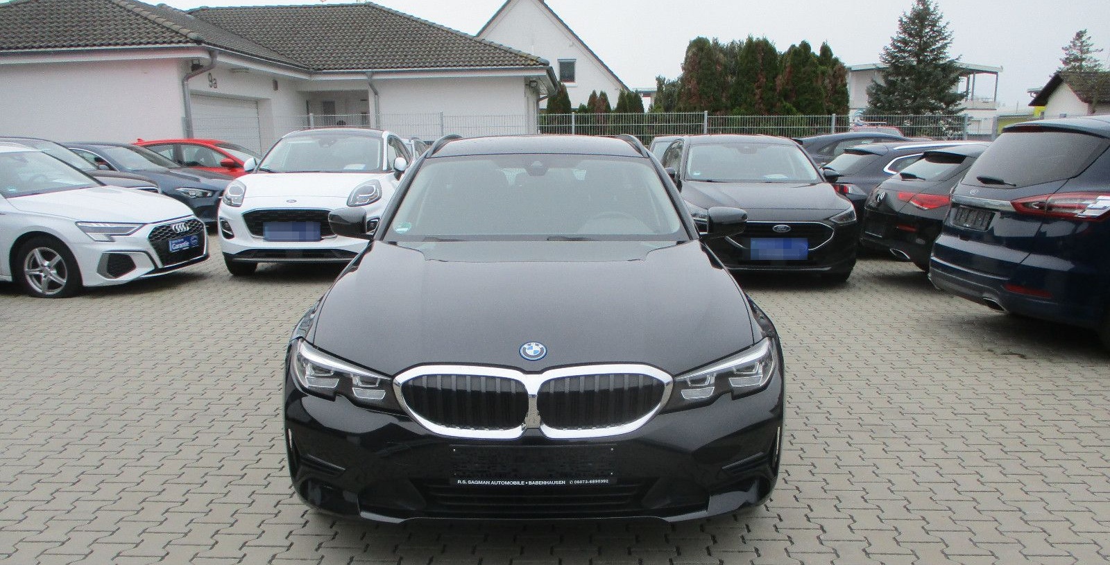 BMW 330e Touring NAVI SPURH SITZH TEMP LED PDC AHK foto 3