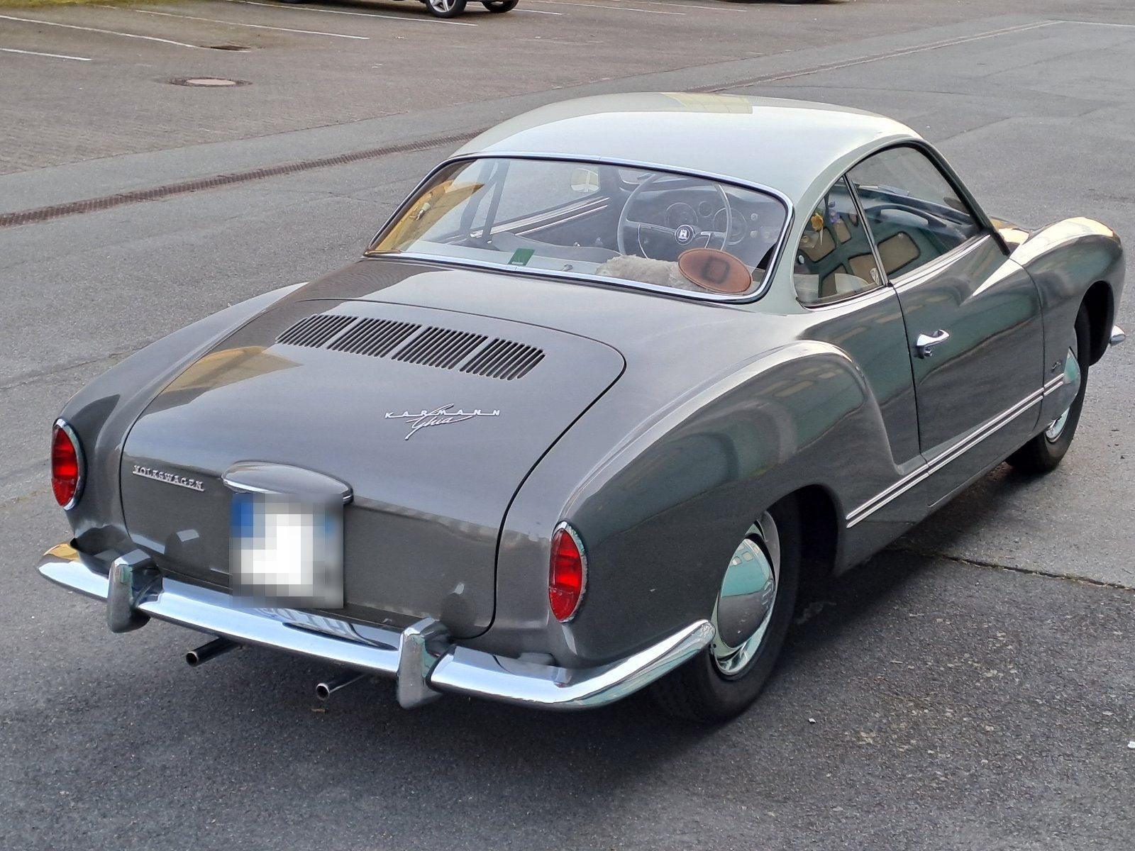 Volkswagen unrestauriertes 1962er Karmann-Ghia Coupe foto 2