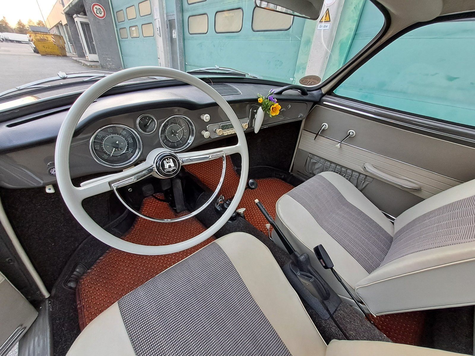 Volkswagen unrestauriertes 1962er Karmann-Ghia Coupe foto 11