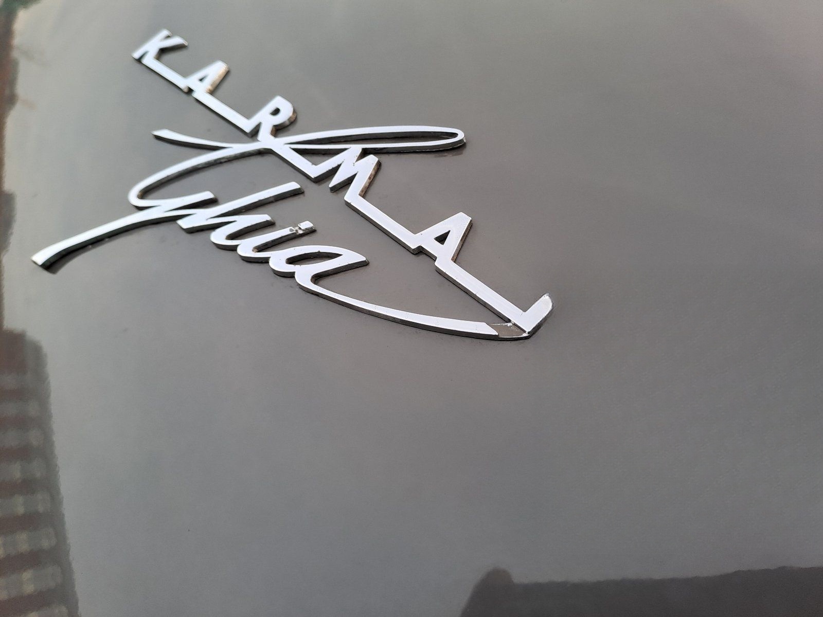 Volkswagen unrestauriertes 1962er Karmann-Ghia Coupe foto 12