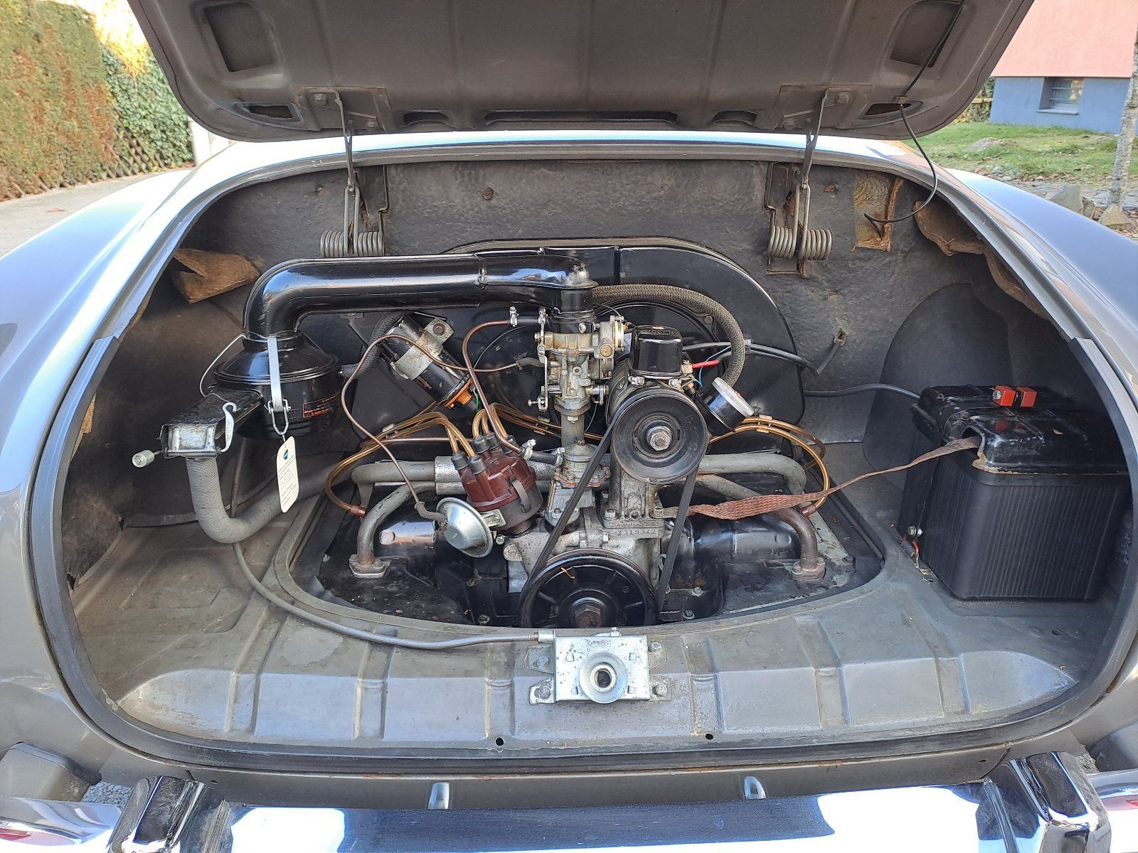 Volkswagen unrestauriertes 1962er Karmann-Ghia Coupe foto 6