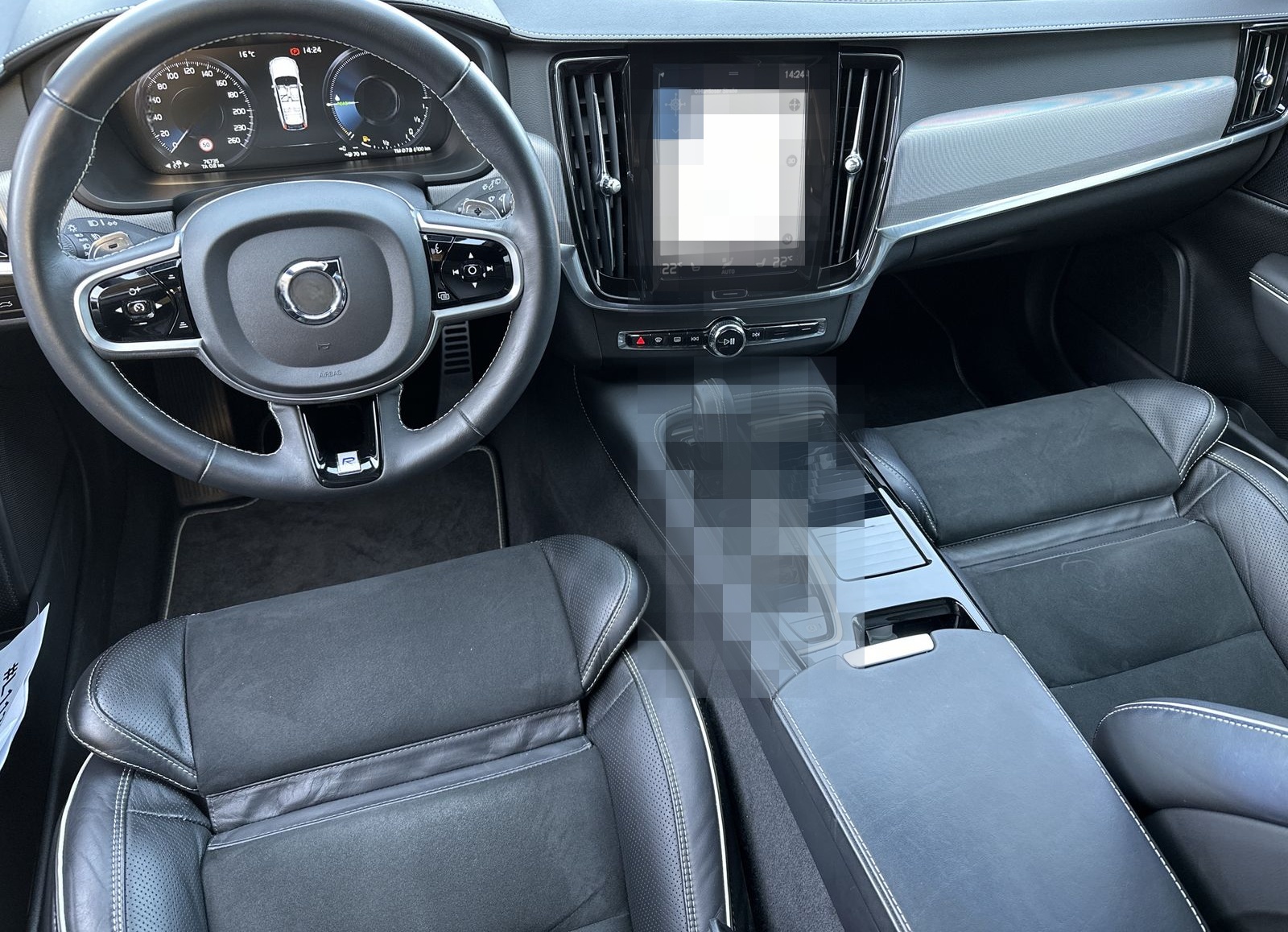 Volvo V90 T8 AWD R-Design Hybrid NAV+LED+KAM+H&K+19ZO  foto 11