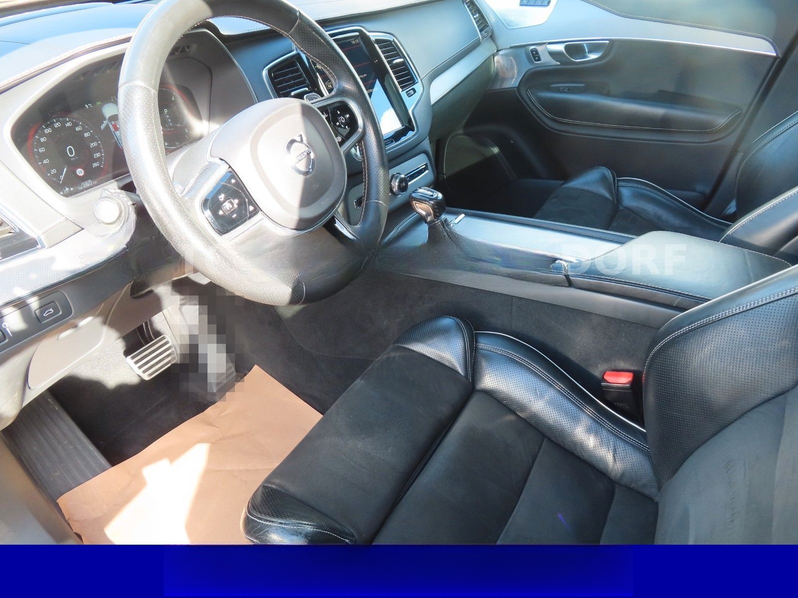 Volvo XC 90 R Design AWD,Mod:2018,Scheckheft,Vollaust foto 9