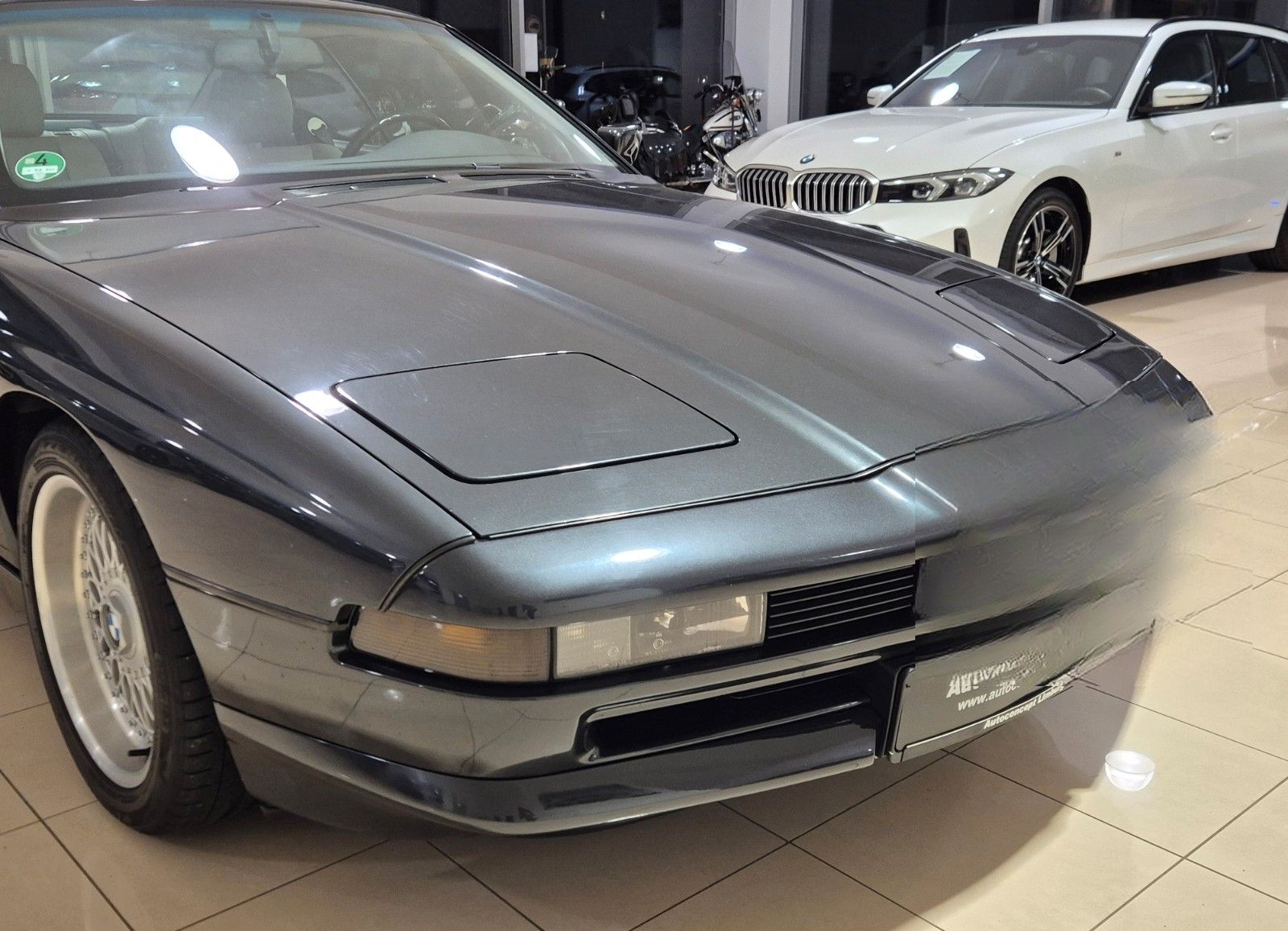 BMW 840Ci , Automatik,Leder Weiß,DE Fahrzeug Top foto 7