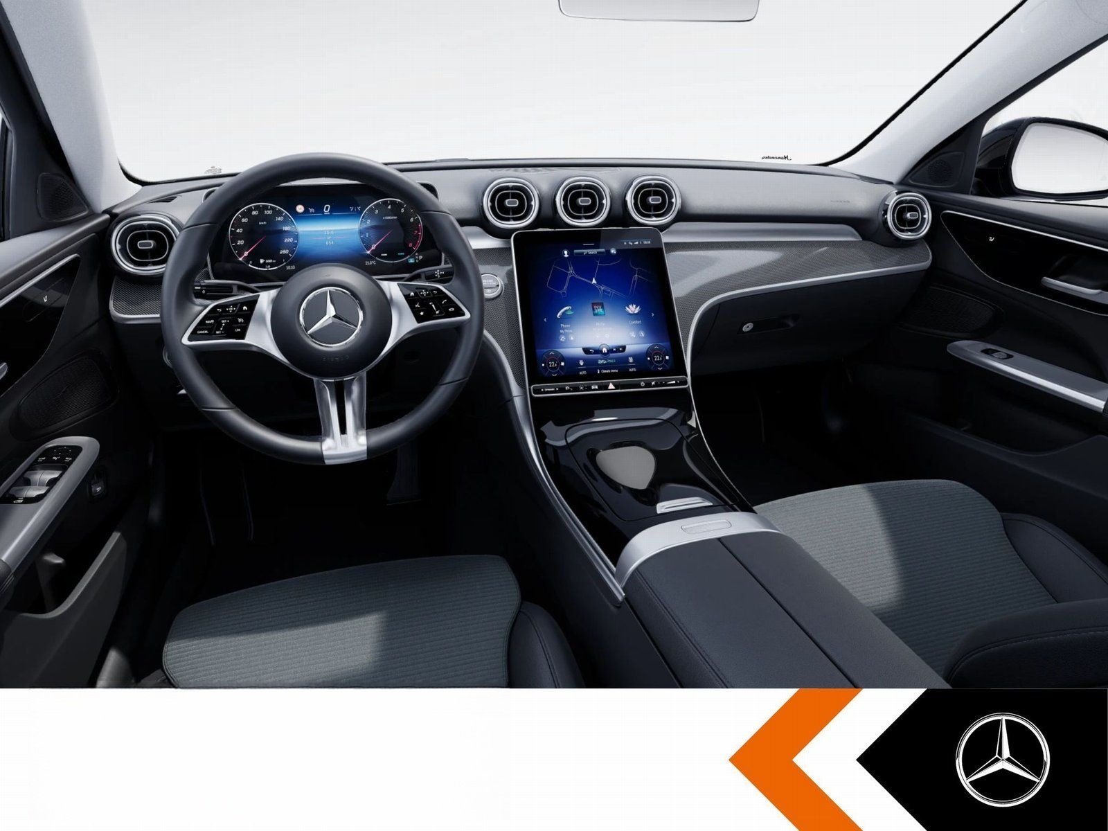 Mercedes-Benz C 200 4M AVANTGARDE+9G+LED+AHK+NIGHT+STDHZ+TOTW foto 9