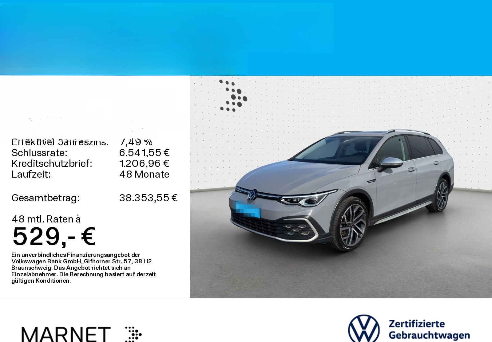 Volkswagen Golf VIII Variant Alltrack 2.0 TDI DSG 4 Motion* foto 2