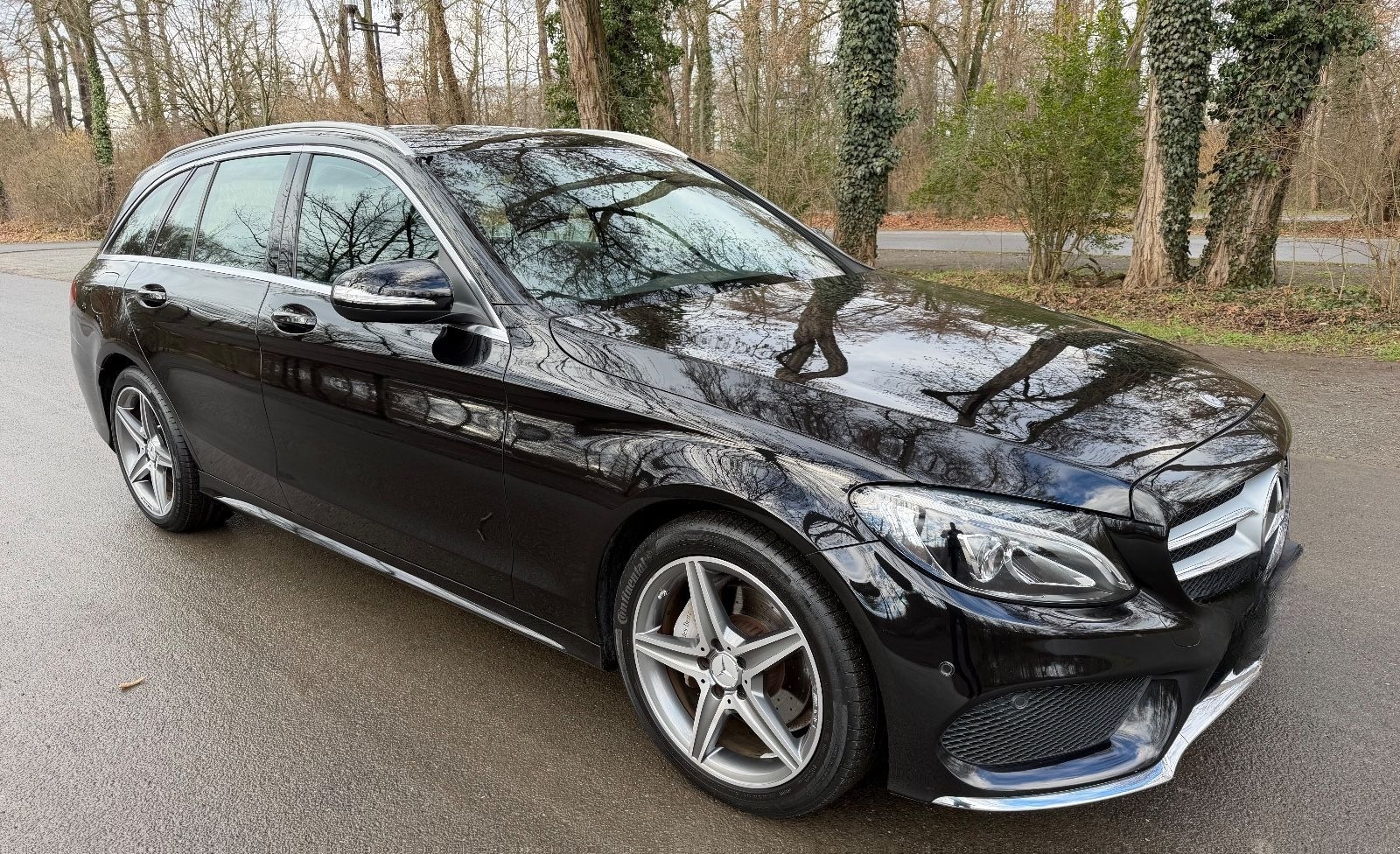 Mercedes-Benz C 200 T CGI AMG Line Automatik wenig km foto 5