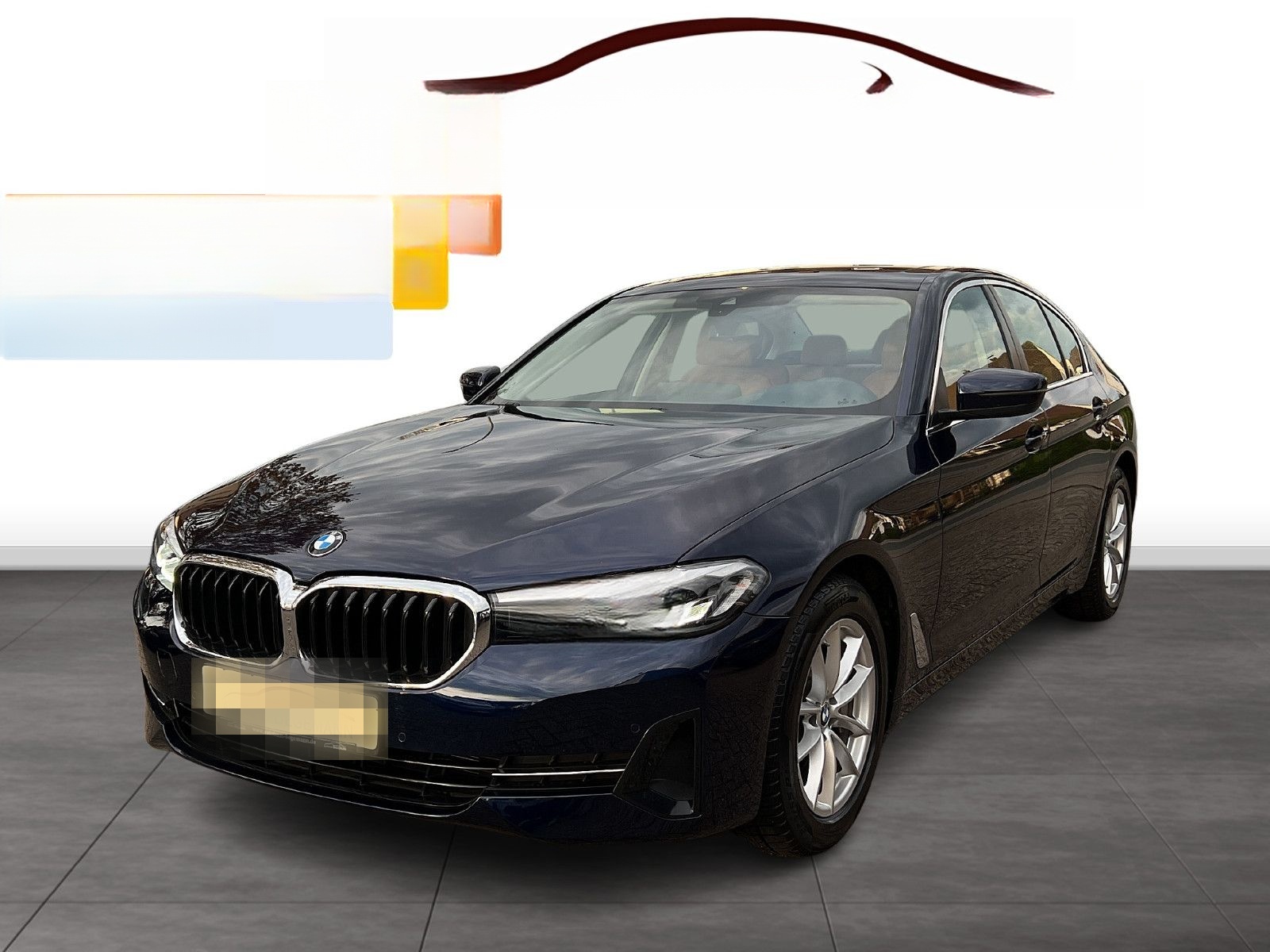 BMW 530i Lim Glas-SD Leder HK Ind.-Tansanitblau RFK