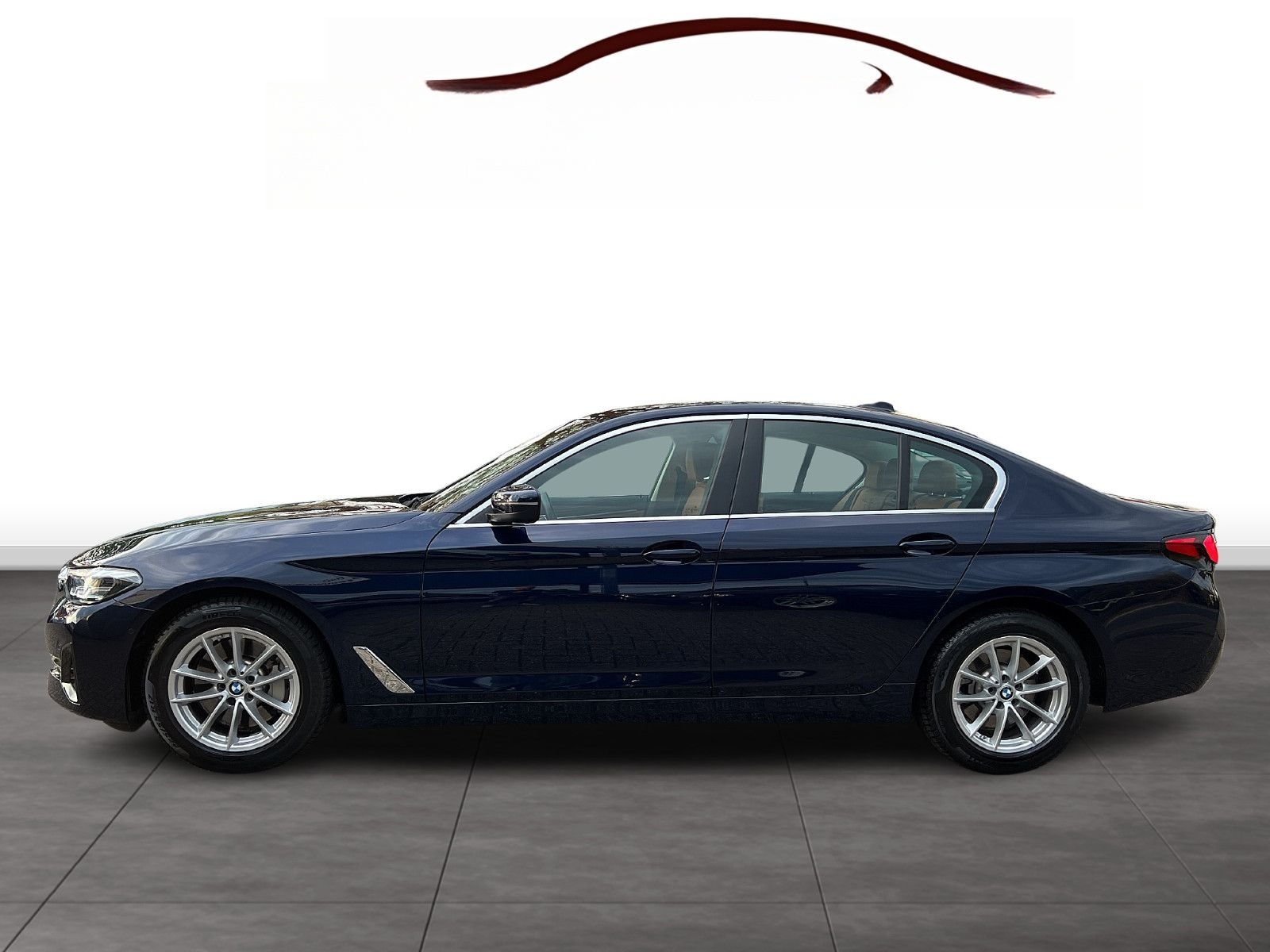 BMW 530i Lim Glas-SD Leder HK Ind.-Tansanitblau RFK foto 2