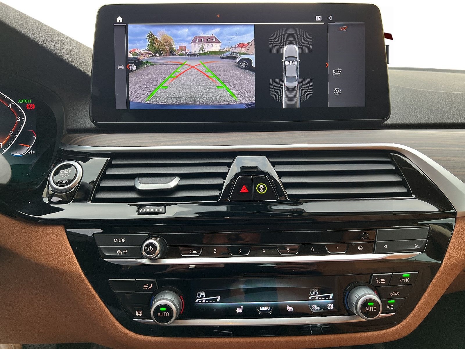 BMW 530i Lim Glas-SD Leder HK Ind.-Tansanitblau RFK foto 14