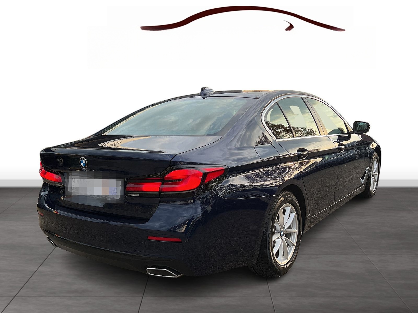 BMW 530i Lim Glas-SD Leder HK Ind.-Tansanitblau RFK foto 5