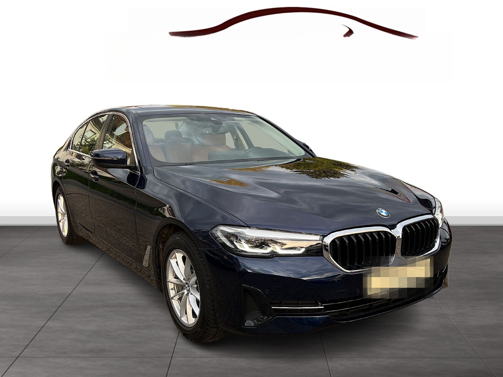 BMW 530i Lim Glas-SD Leder HK Ind.-Tansanitblau RFK foto 7