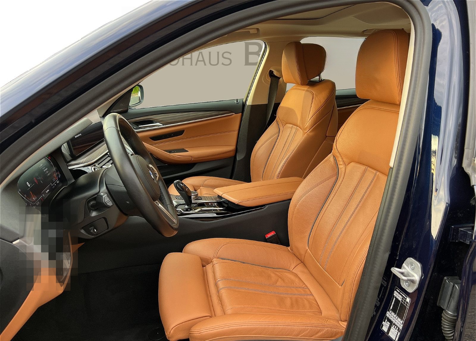 BMW 530i Lim Glas-SD Leder HK Ind.-Tansanitblau RFK foto 9